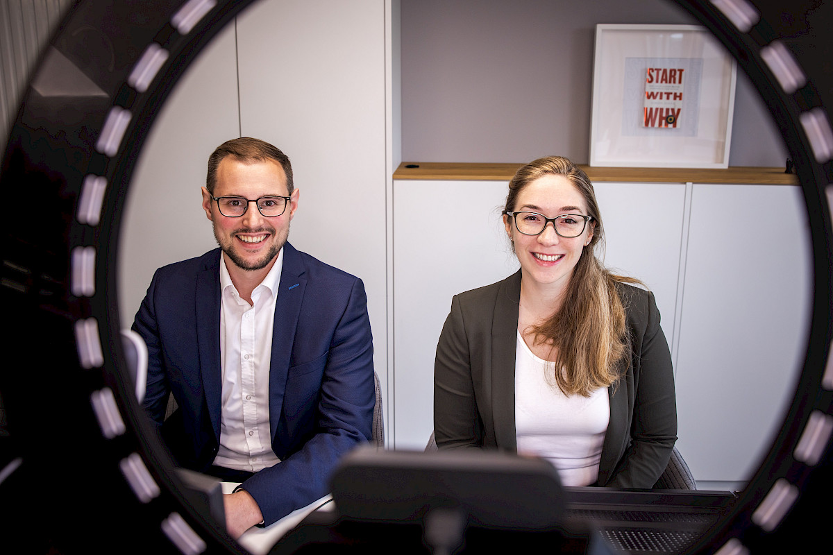 Hielten eine Breakout-Session: Jannic Schlotter & Fabienne Breer